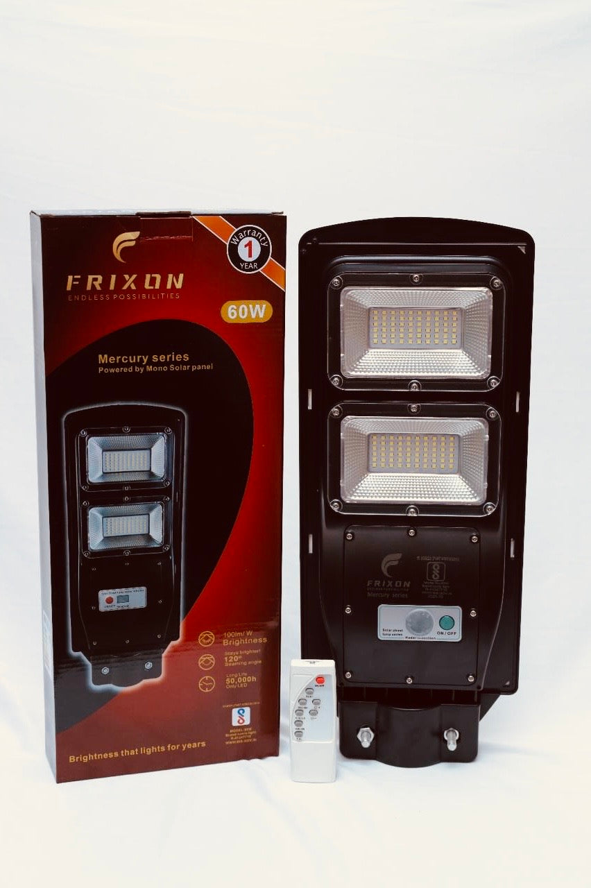 Frixon Mercury Series Solar Street Light – 60W